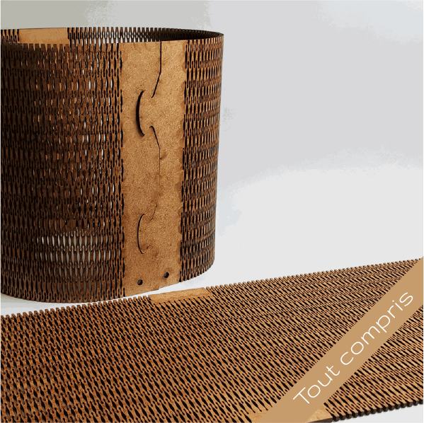 P/T Abat jour modulable et modulaire (2Pcs)